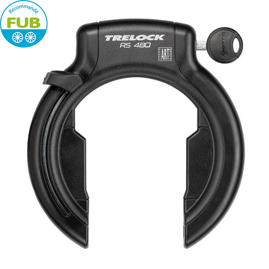 ANTIVOL VELO FER A CHEVAL TRELOCK RS480 XL NOIR (OUV.75MM/LARGEUR INT.MM/OPT. CABLE