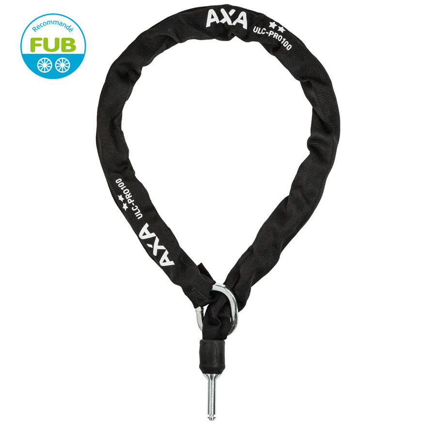 ANTIVOL VELO CHAINE A BOUCLE D8 X 1.00M AXA ULC-100 PR ANTIVOL FER A CHEVAL BLOCK XXL/IMEN
