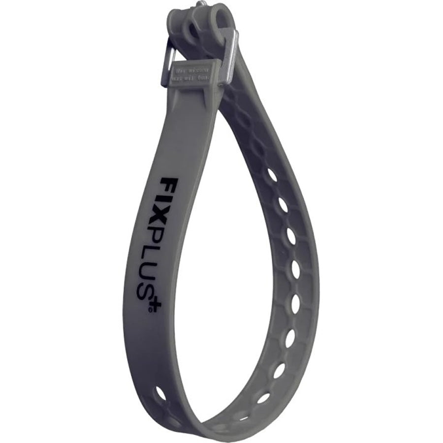 SANGLE DE SERRAGE FIXPLUS CAOUTCHOUC GRIS FONCE 46CM