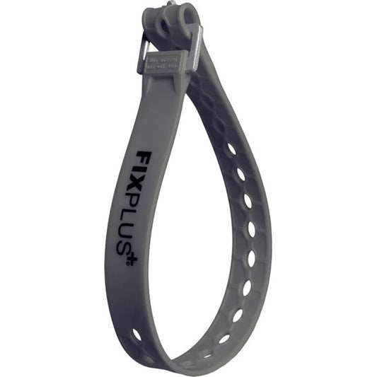 SANGLE DE SERRAGE FIXPLUS CAOUTCHOUC GRIS FONCE 46CM
