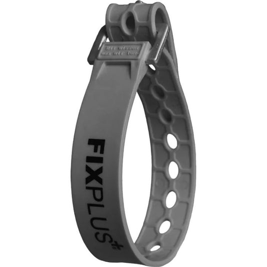 SANGLE DE SERRAGE FIXPLUS CAOUTCHOUC GRIS FONCE 35CM