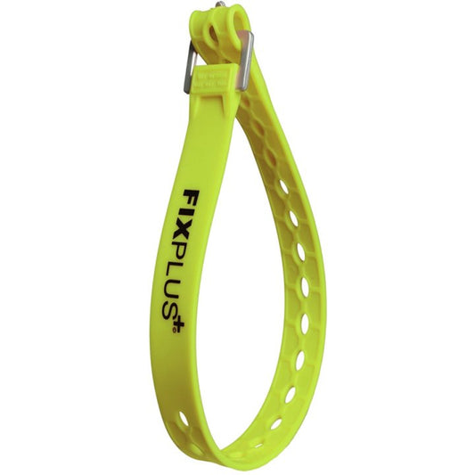 SANGLE DE SERRAGE FIXPLUS CAOUTCHOUC JAUNE FLUO 66CM