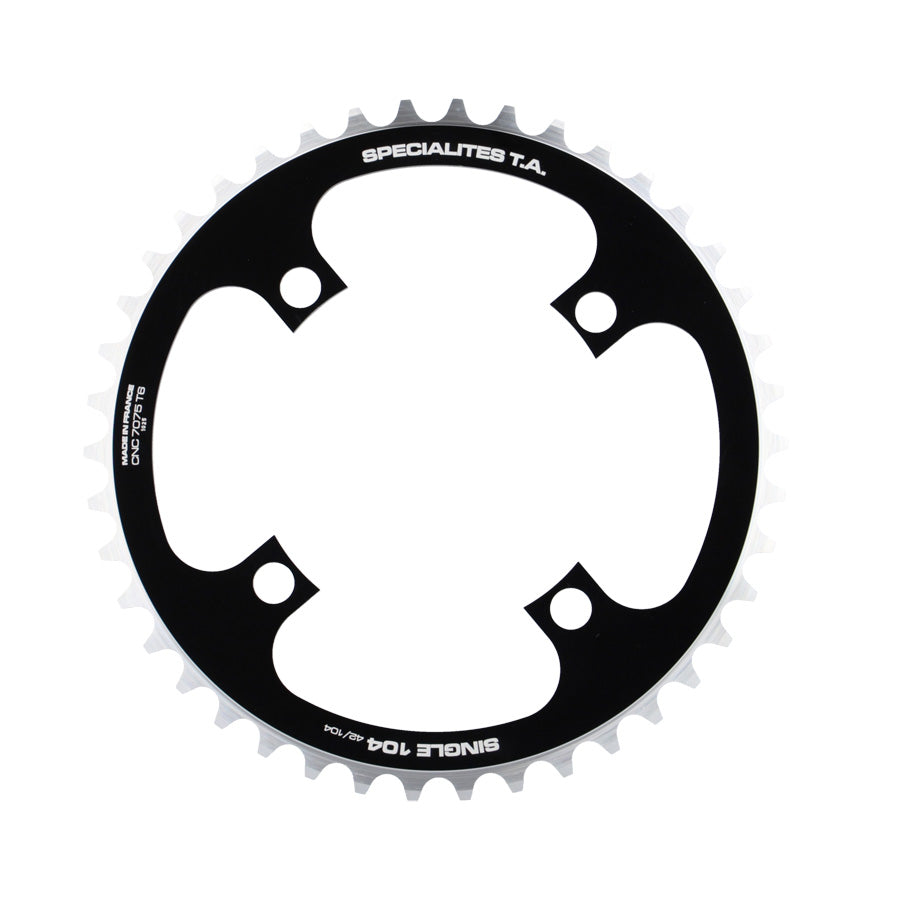 PLATEAU VTT RELAIS DIAM 104 EXTER 42DTS NOIR 4 BRANCHES TA SINGLE