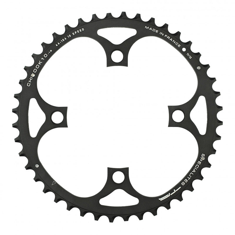 PLATEAU VTT TRIPLE DIAM 104 EXTER 46DTS NOIR 4 BRANCHES 18MM CHINOOK 11 TA (3X10/11V)
