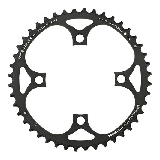 PLATEAU VTT TRIPLE DIAM 104 EXTER 46DTS NOIR 4 BRANCHES 18MM CHINOOK 11 TA (3X10/11V)