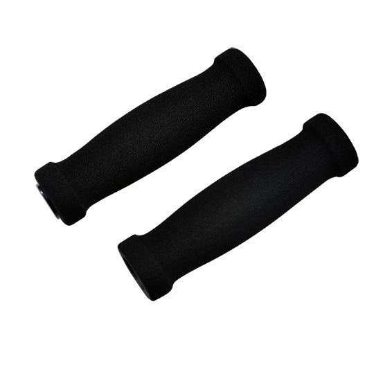 POIGNEE VELO OPTIMIZ 130MM NOIR AVEC BOUCHONS (PR)