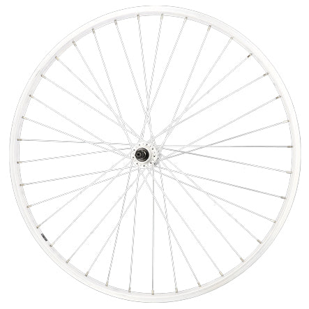 ROUE VTC 28" AR BLOCAGE JANTE ARGENT MACH1 M110. MOY.MICHE MAG.A VISSER 5/6/7V V-BRAKE 36T