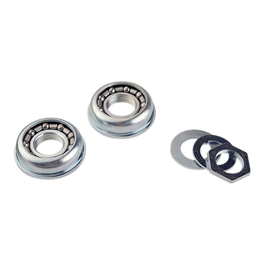 CUVETTE/BOITIER PEDALIER INTEGRE BMX D51.7MM + CONTRE ECROUS + ROULEMENTS BILLES PEDALIER